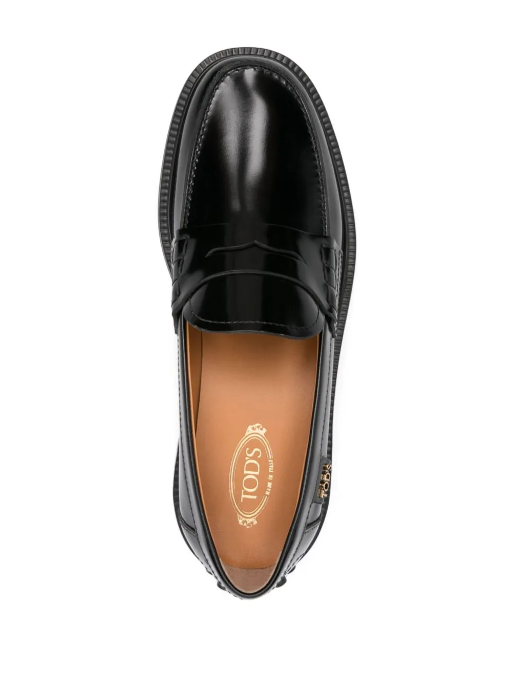 Leather loafers
