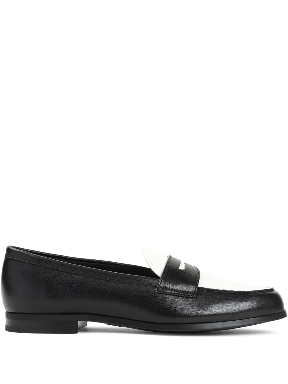 Leather loafers