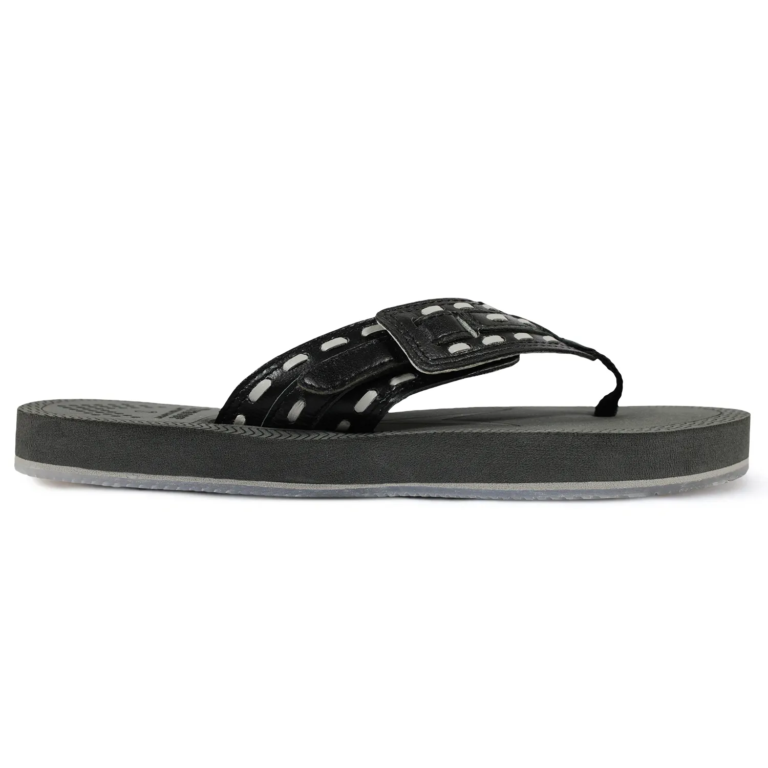 Leather Lux 11 Lightweight and Comfortable Flat Slip-Resistant Slippers For Men's