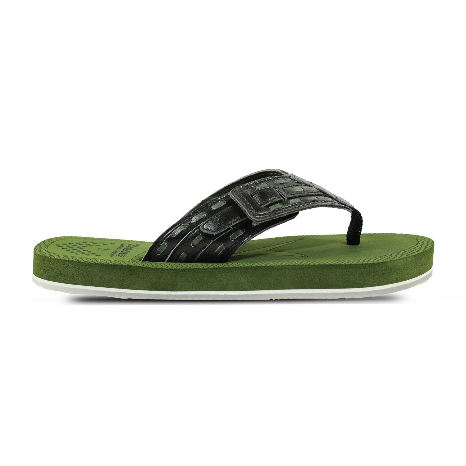 Leather Lux 11 Lightweight and Comfortable Flat Slip-Resistant Slippers For Men's
