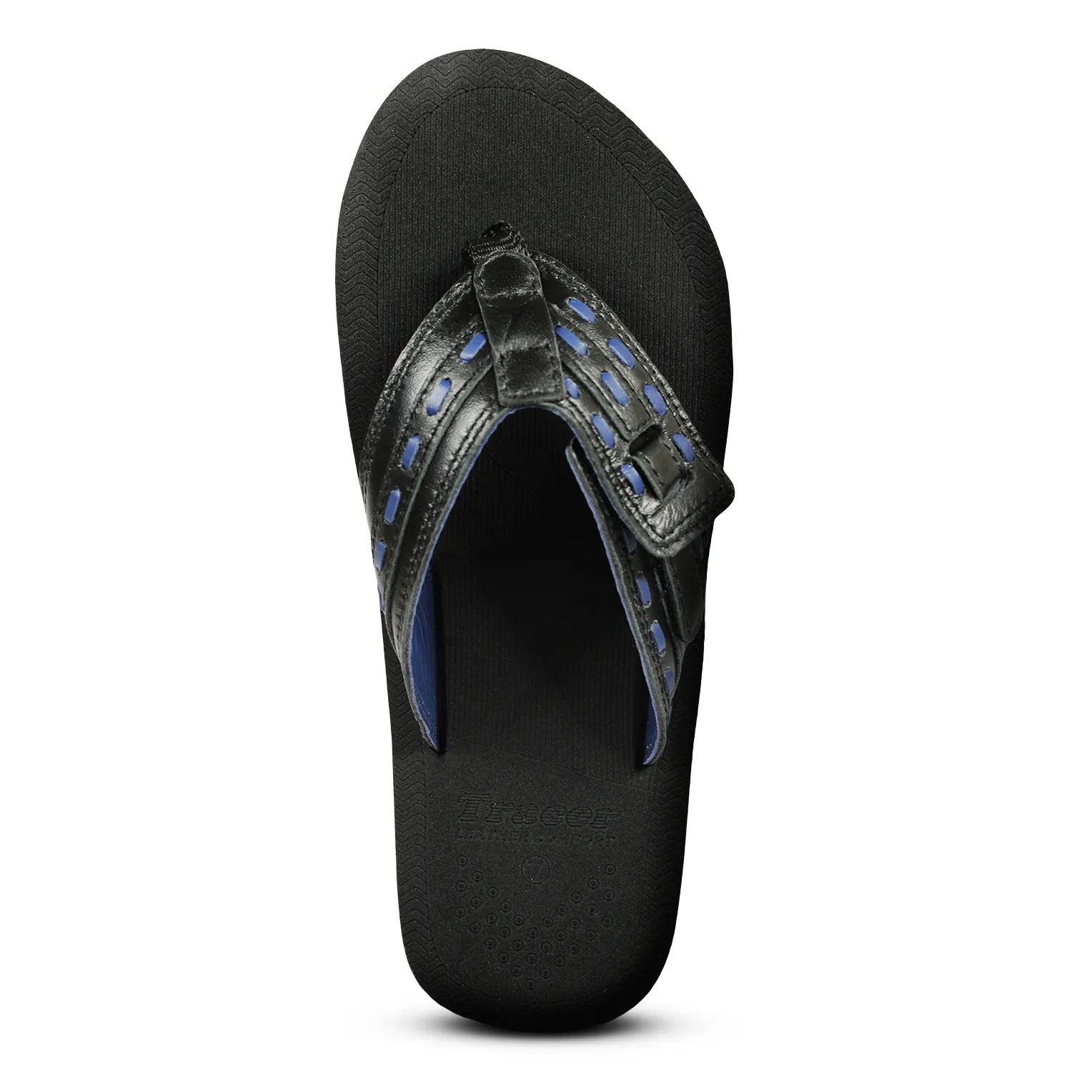 Leather Lux 11 Lightweight and Comfortable Flat Slip-Resistant Slippers For Men's