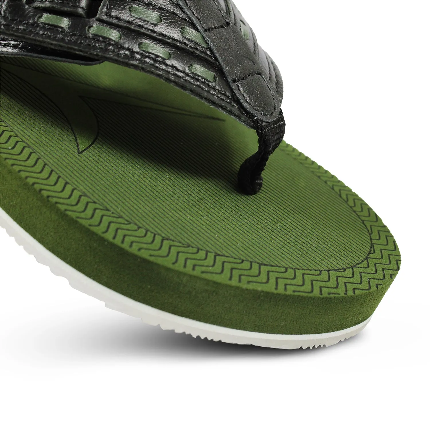 Leather Lux 11 Lightweight and Comfortable Flat Slip-Resistant Slippers For Men's