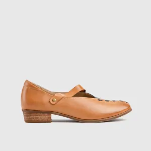 Leather Oxfords Brown HA024