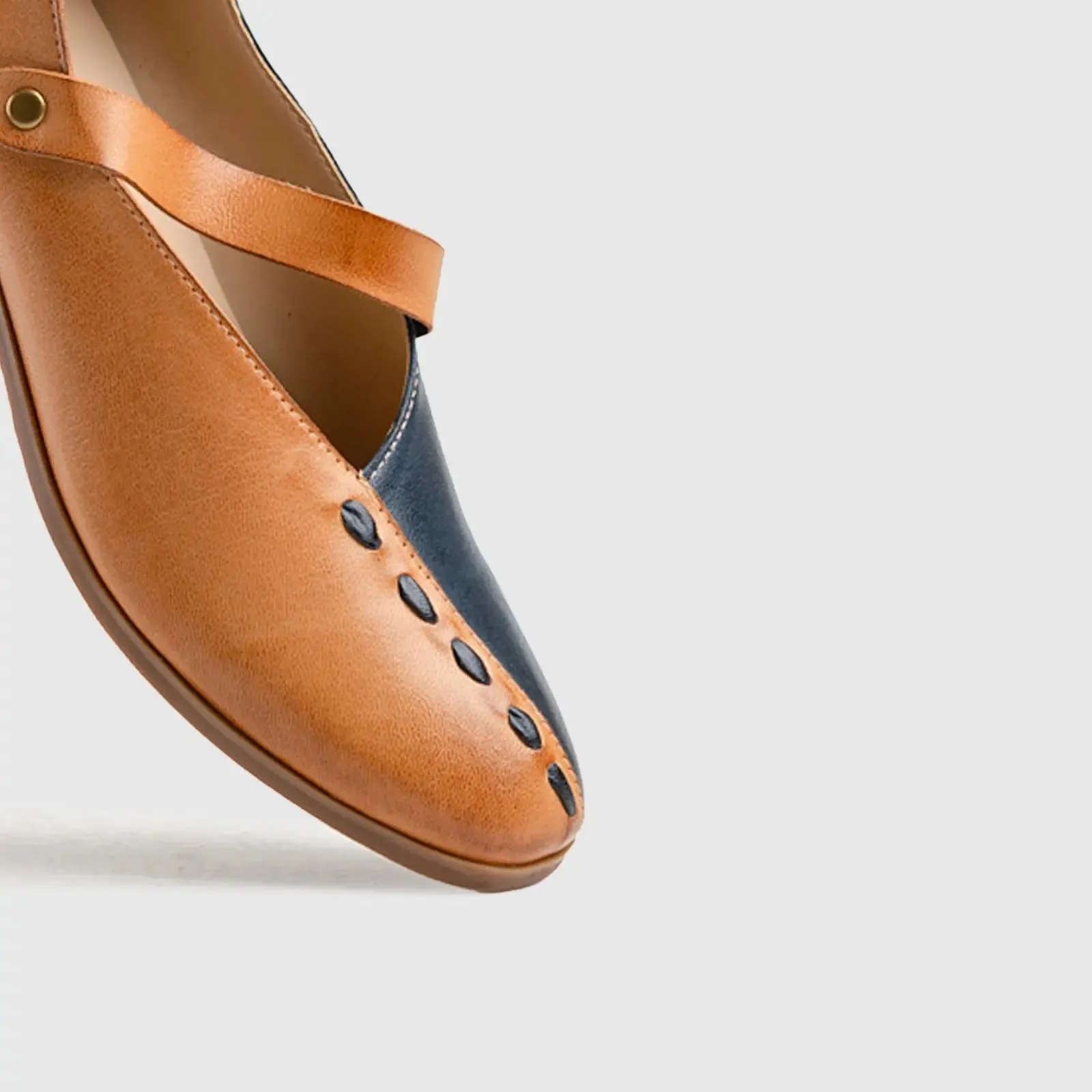 Leather Oxfords Brown HA024