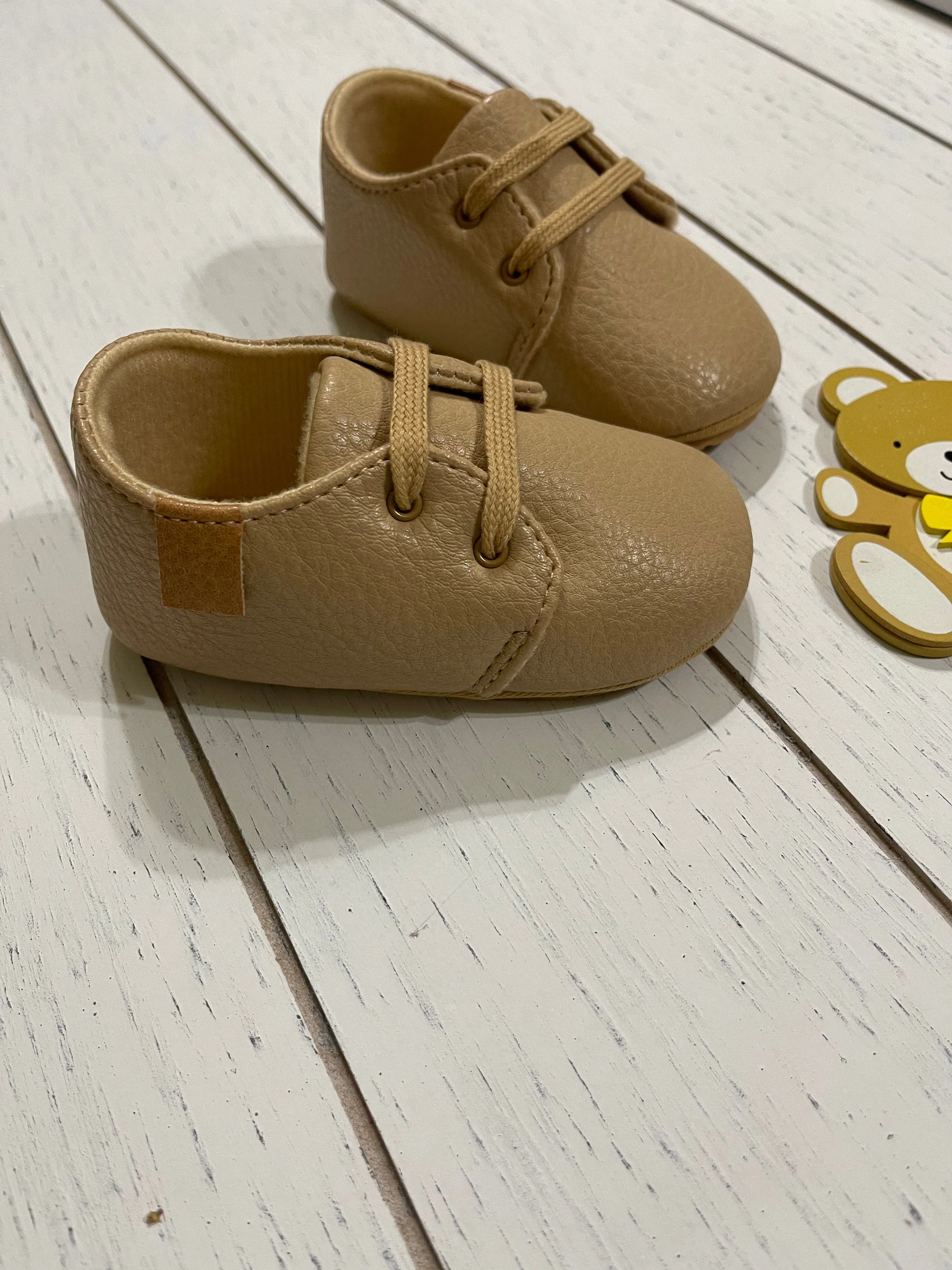 Leather Shoelaces Moccasins Boy shoes