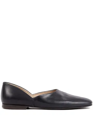 Leather slippers