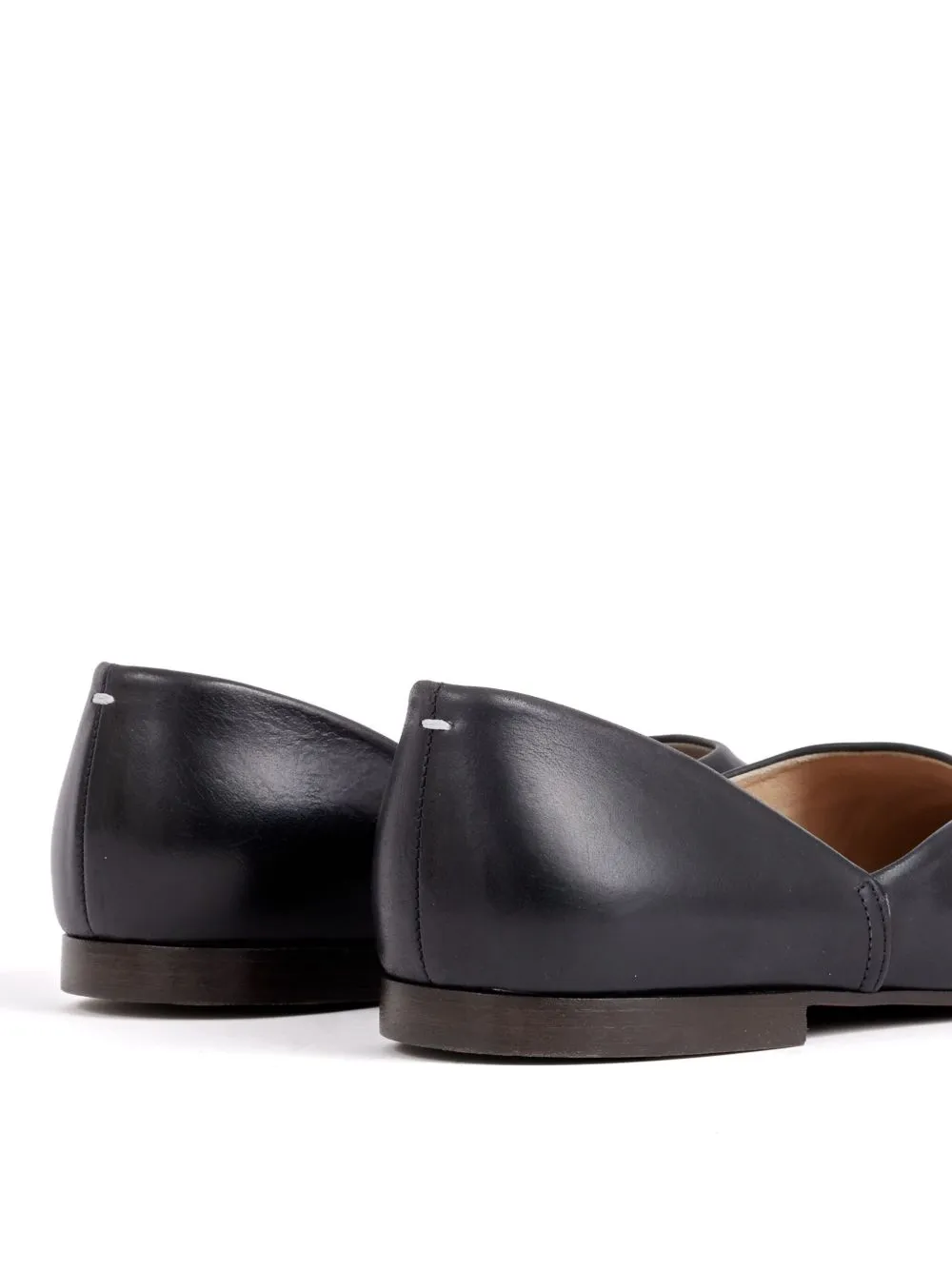 Leather slippers