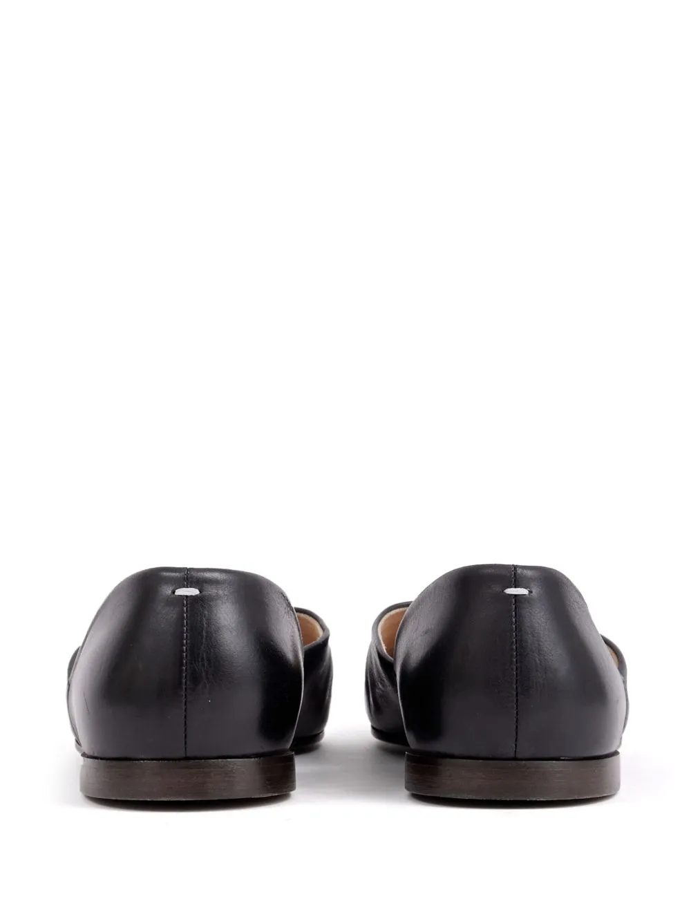 Leather slippers