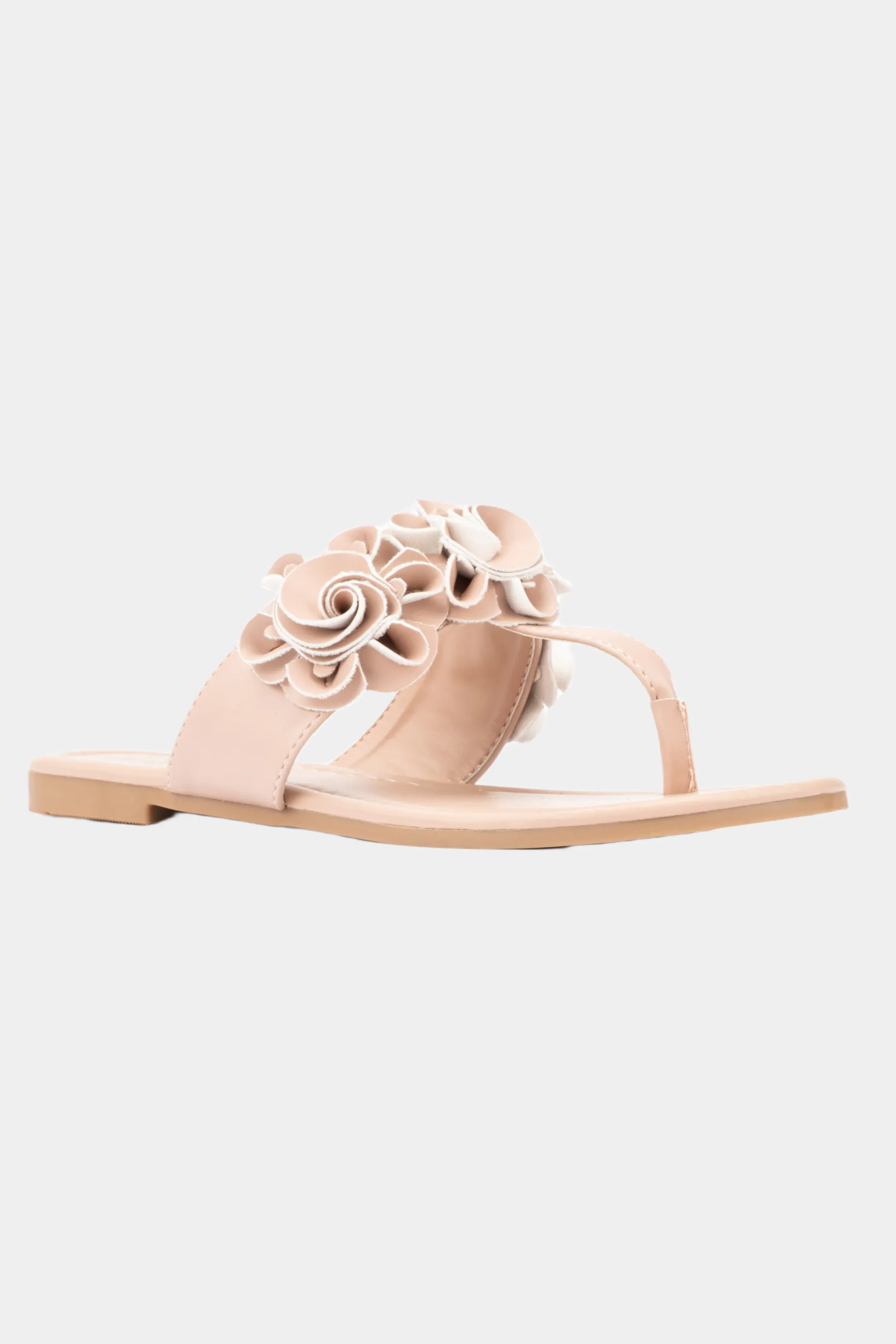 Liana Floral T-Strap Flip Flop