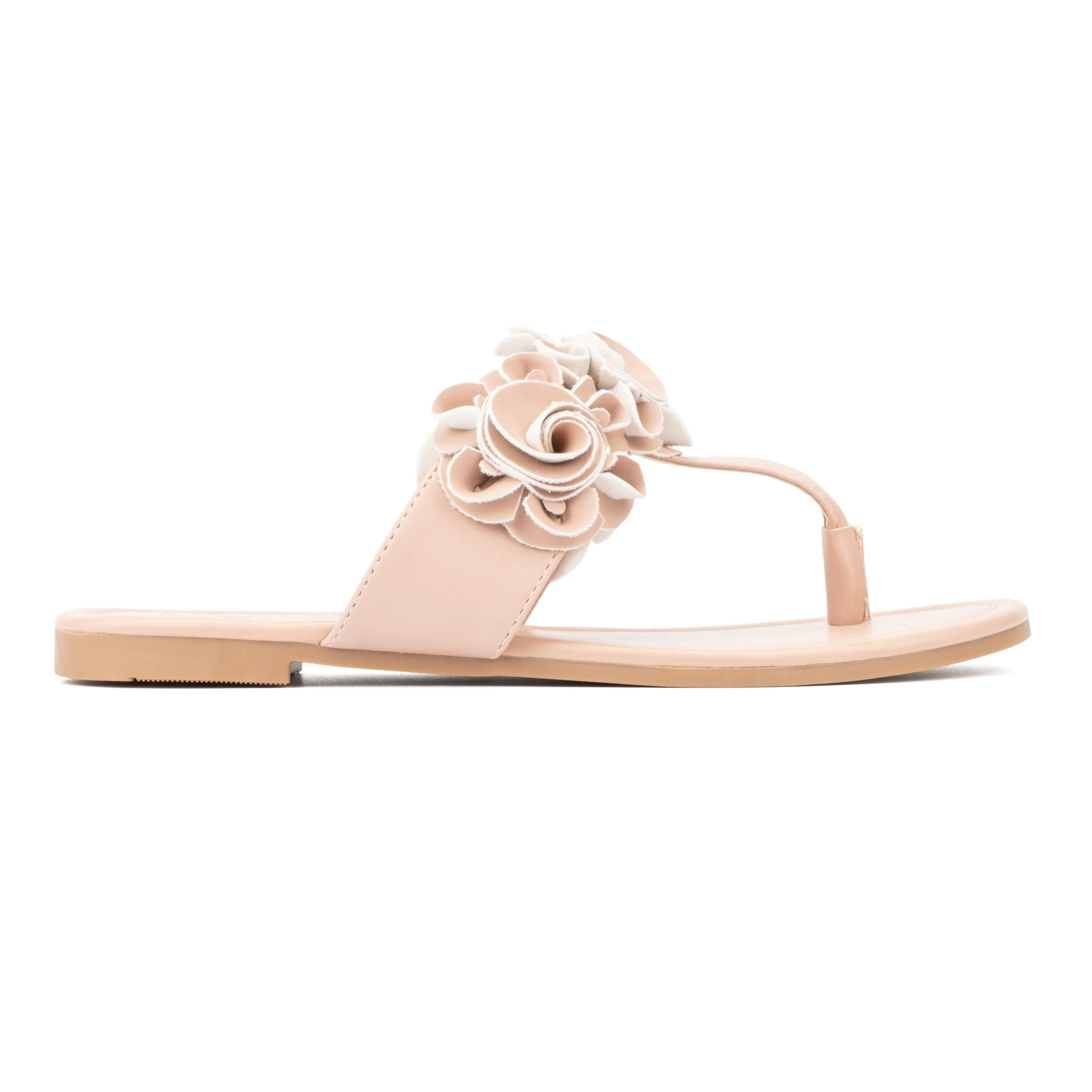 Liana Floral T-Strap Flip Flop
