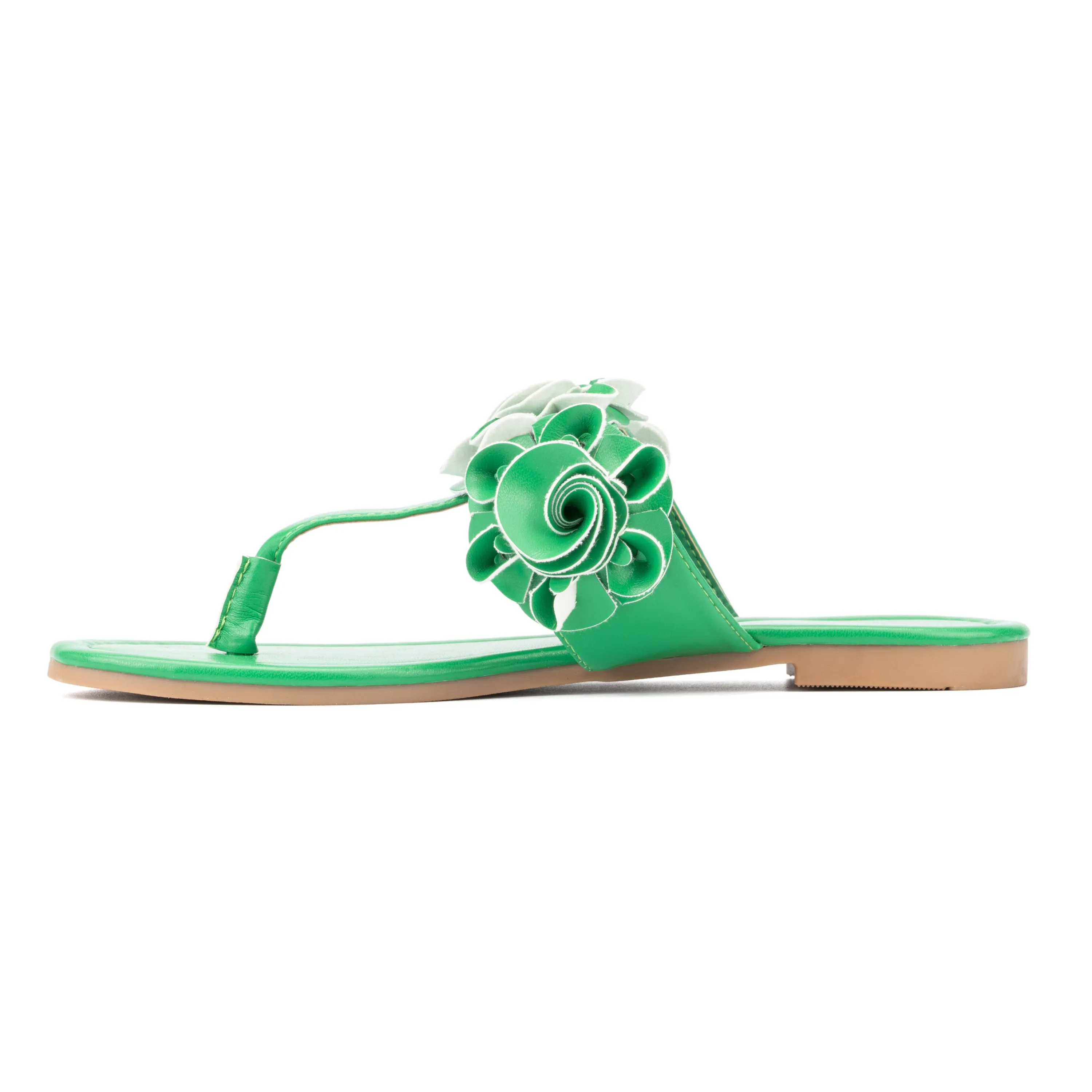 Liana Floral T-Strap Flip Flop