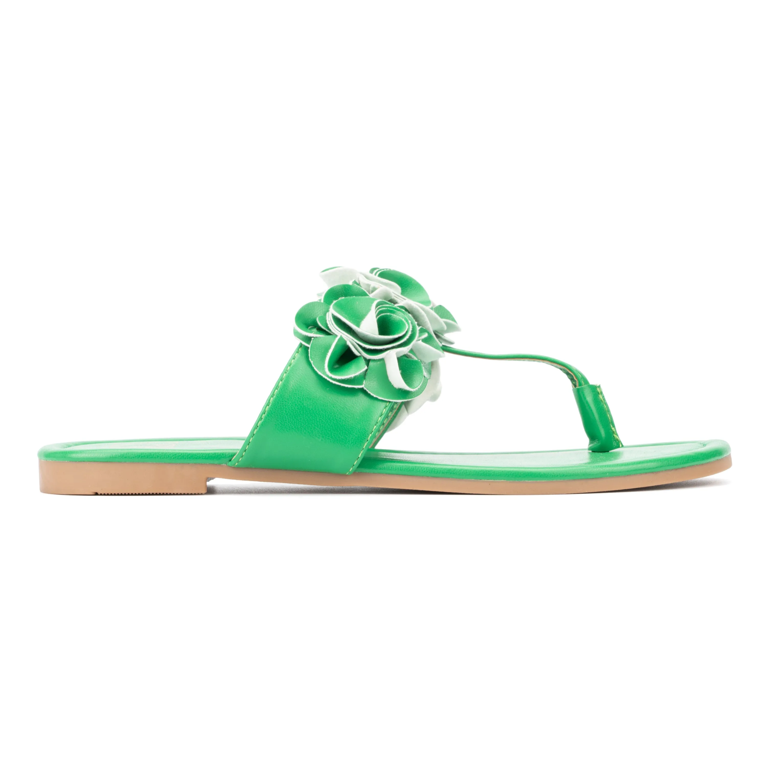 Liana Floral T-Strap Flip Flop