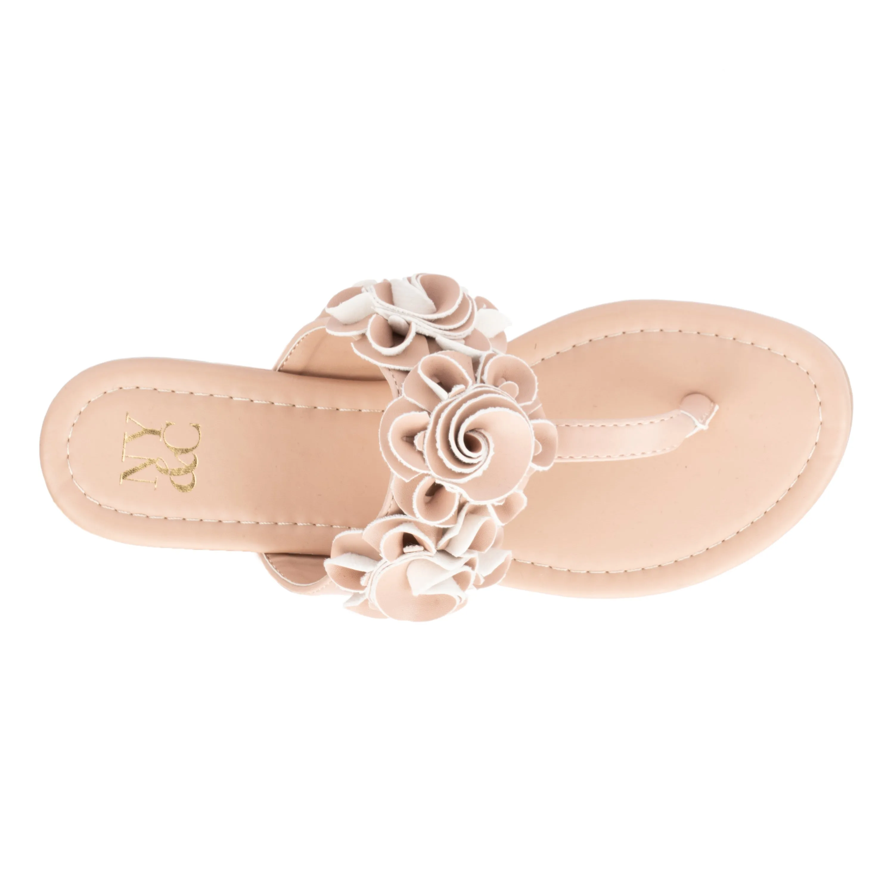 Liana Floral T-Strap Flip Flop