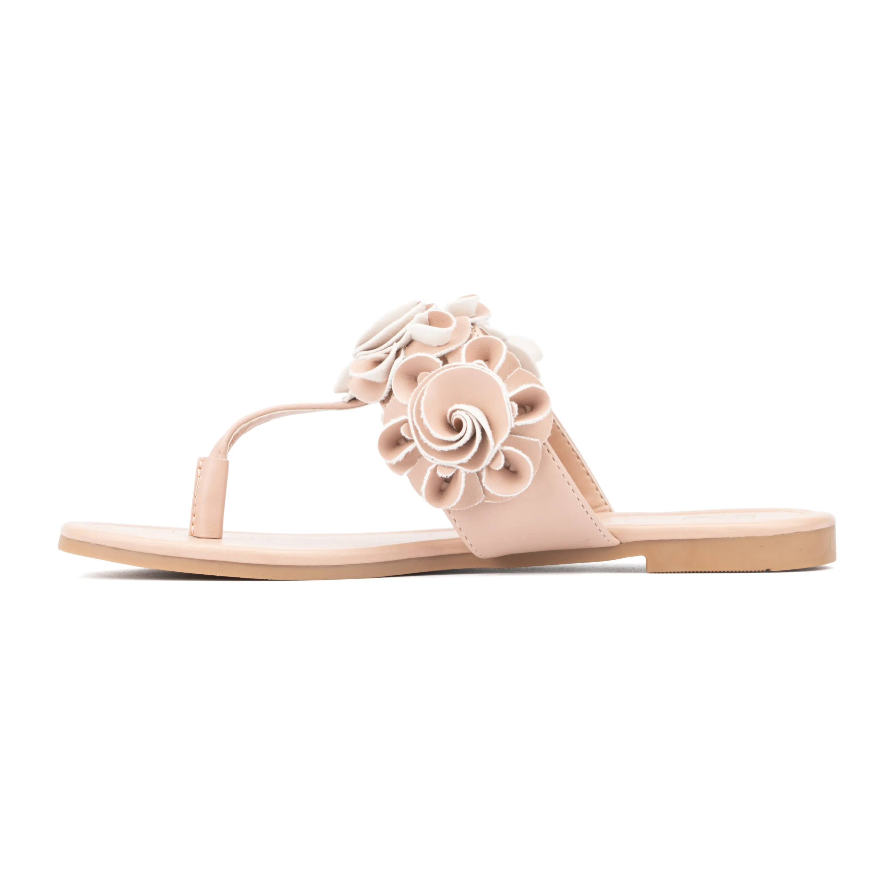 Liana Floral T-Strap Flip Flop