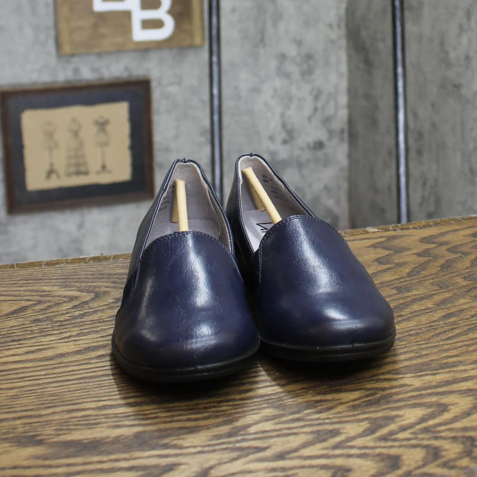 Lifestride Women's Isabelle Shoe Slip On Loafers E3472S3 Lux Navy Blue 6M