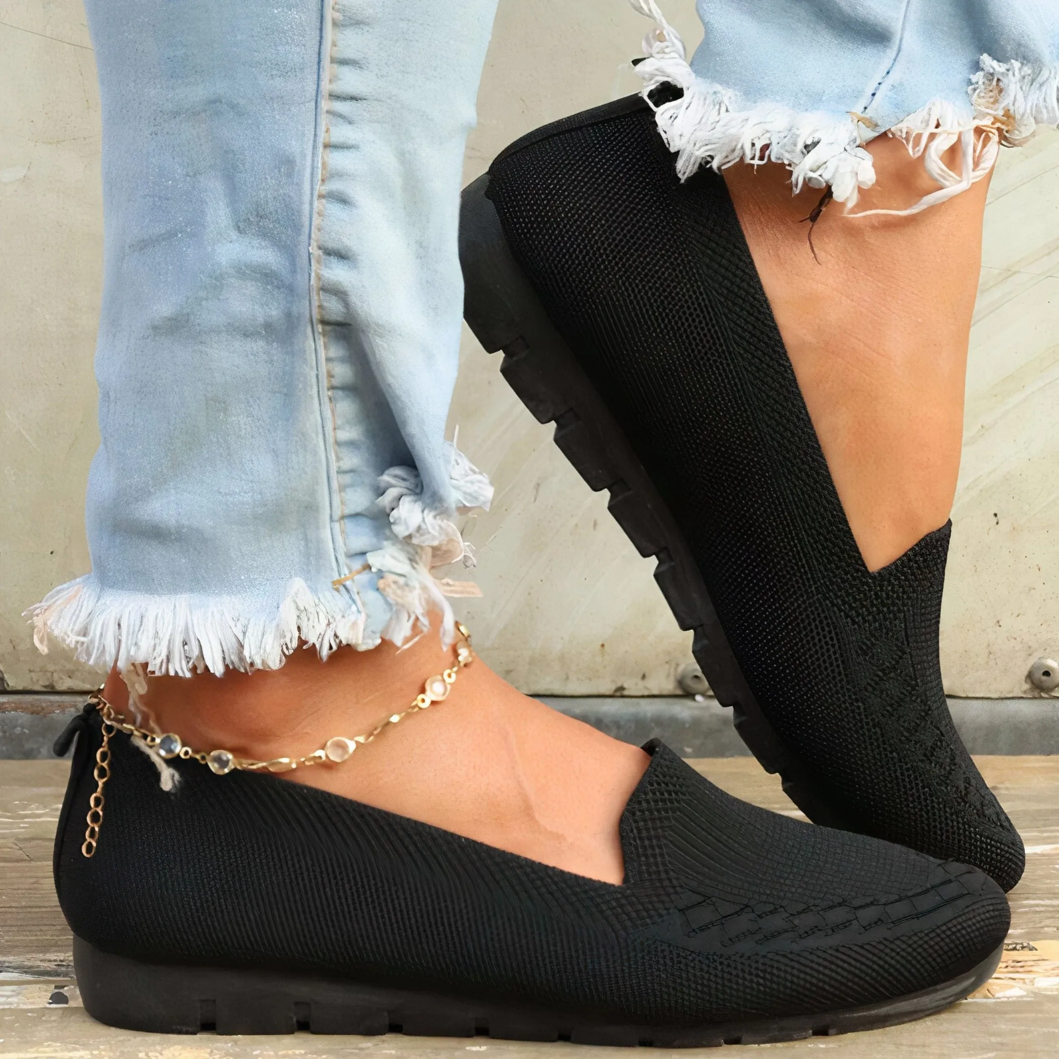 Lillian Mesh Loafers