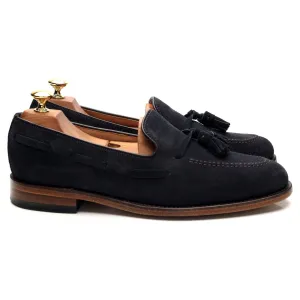 'Lincoln' Navy Blue Suede Loafer UK 8 F