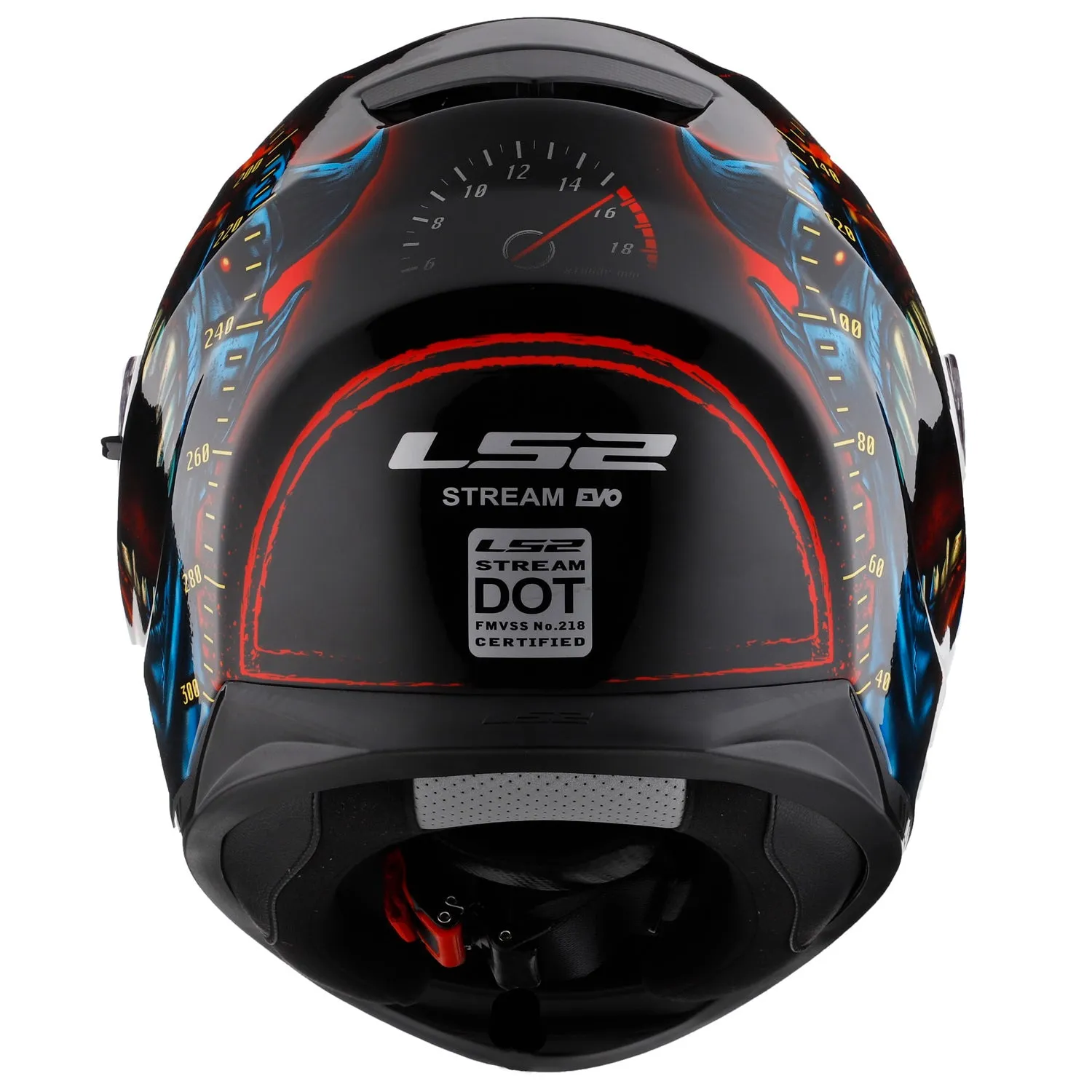 LS2 Helmets Stream Speed Demon Motorcycle Full Face Helmet