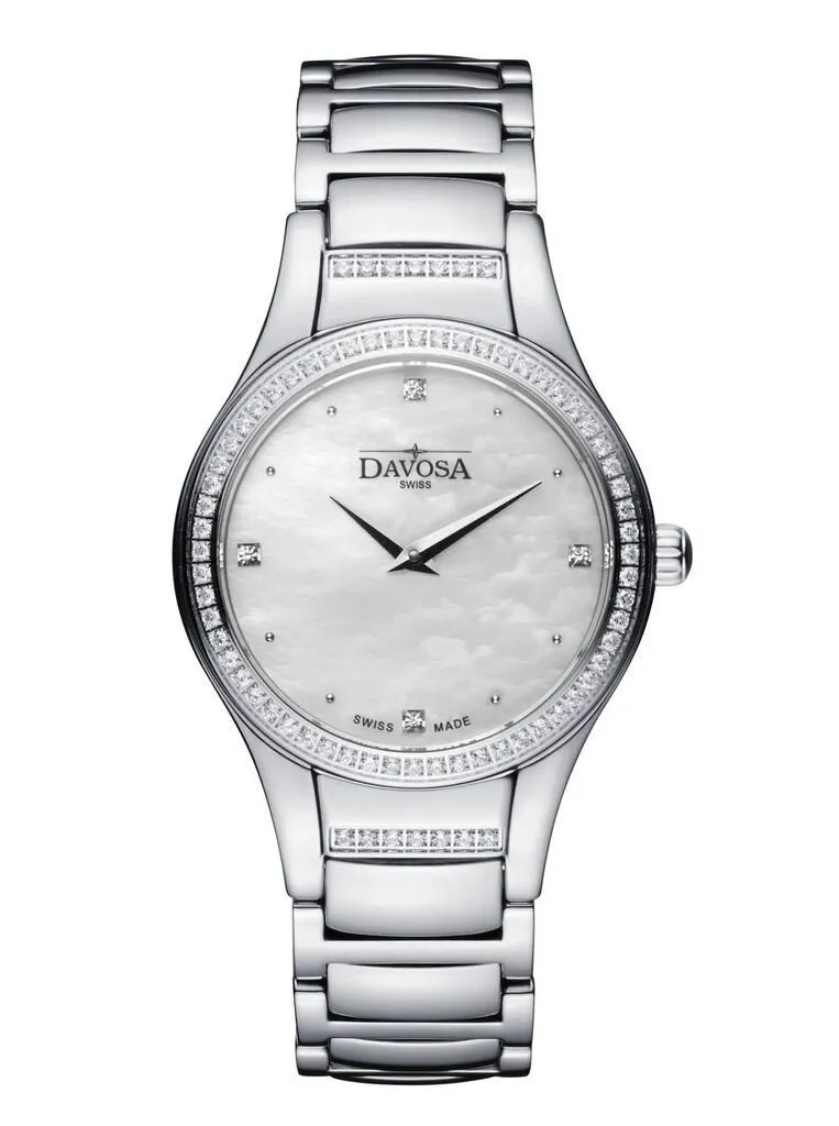 Lunastar Quartz Swiss-Made Silver Ladies Watch 16857315