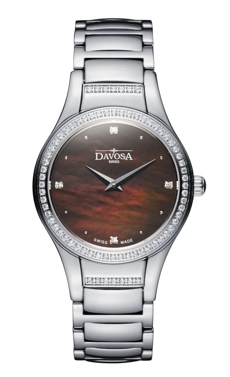 Lunastar Quartz Swiss-Made Silver Ladies Watch 16857365