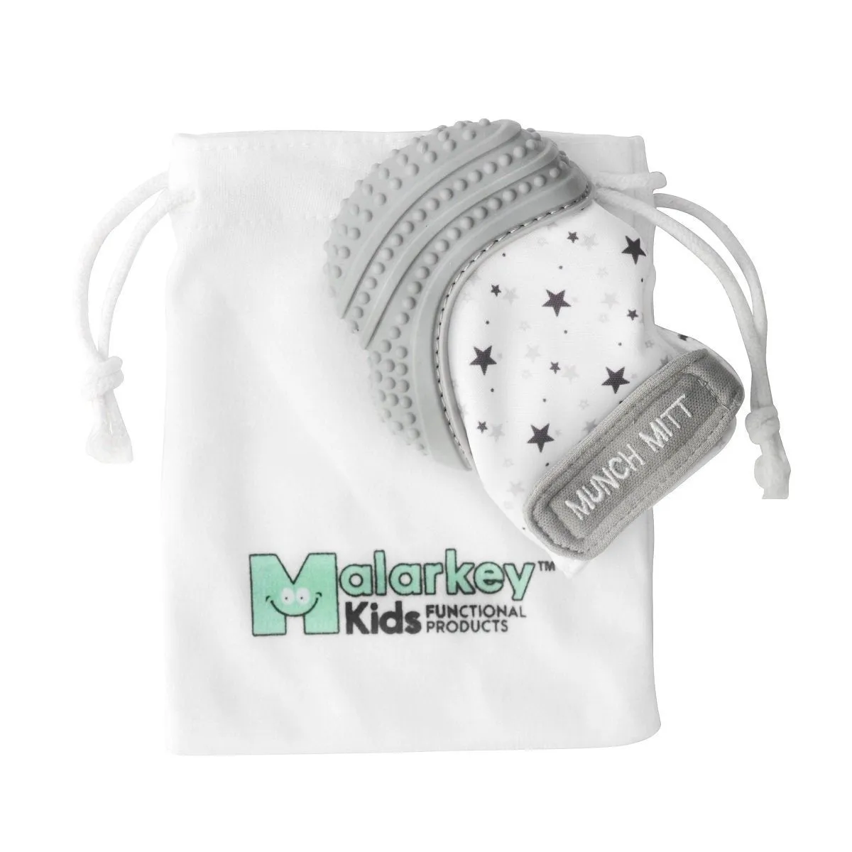 Malarkey Kids Munch Mitt (Grey Stars)