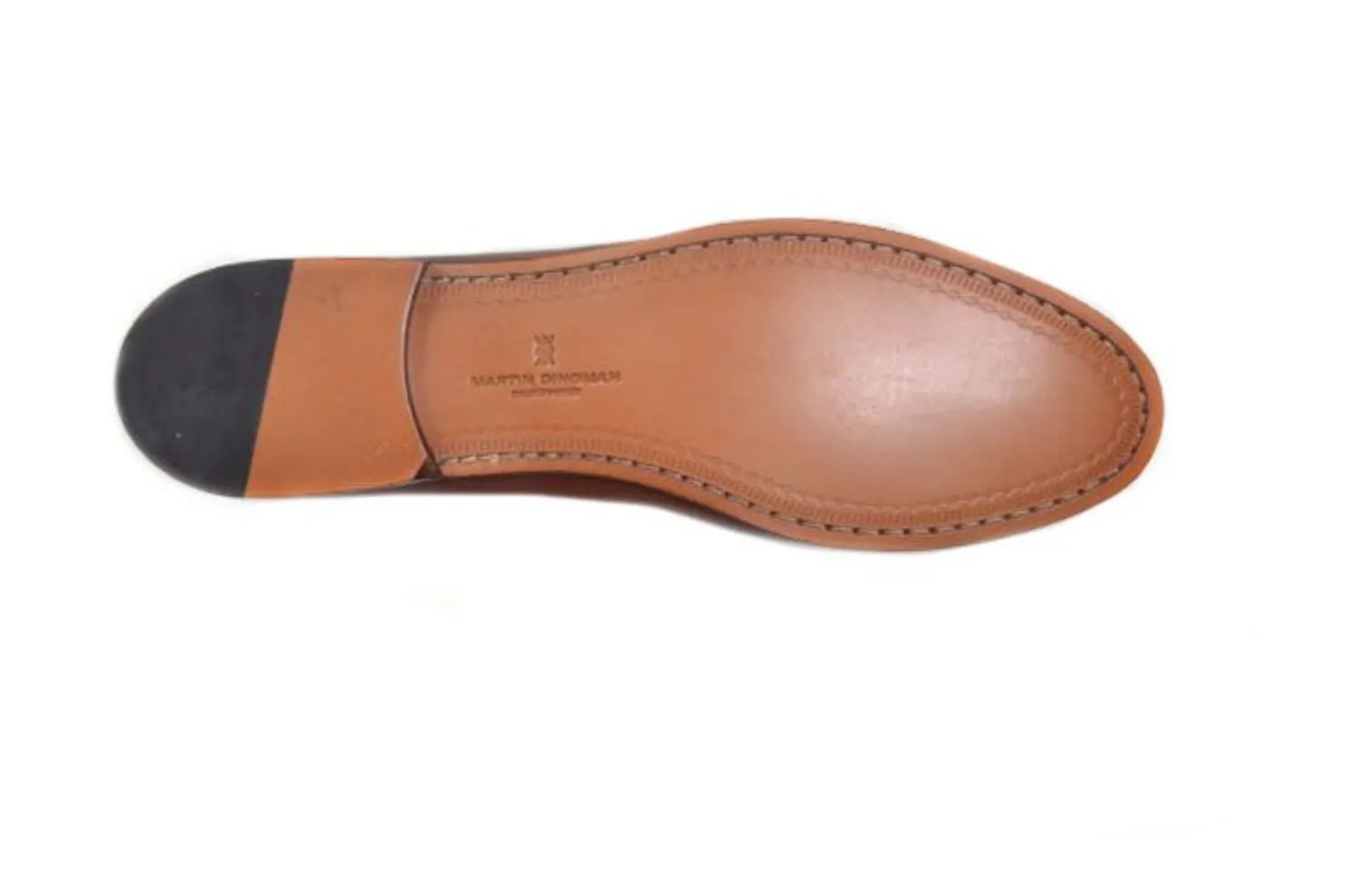 MARTIN DINGMAN OLD ROW OILED SADDLE LEATHER PENNY LOAFER