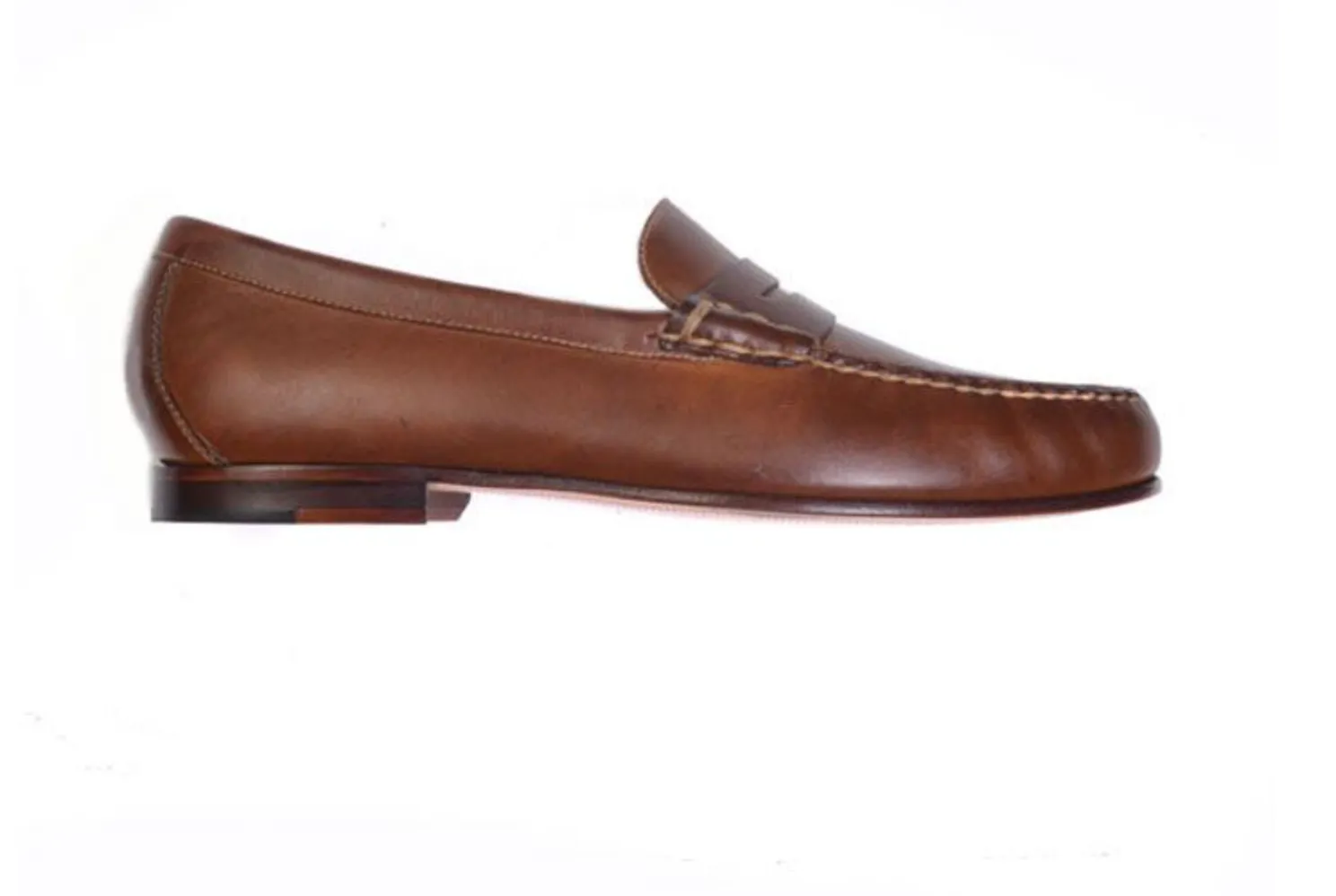 MARTIN DINGMAN OLD ROW OILED SADDLE LEATHER PENNY LOAFER