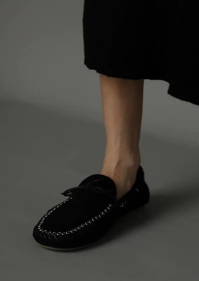 May Moccasin Black/Silver
