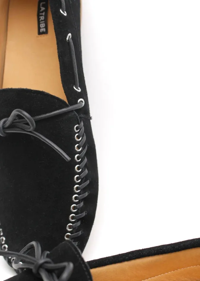 May Moccasin Black/Silver