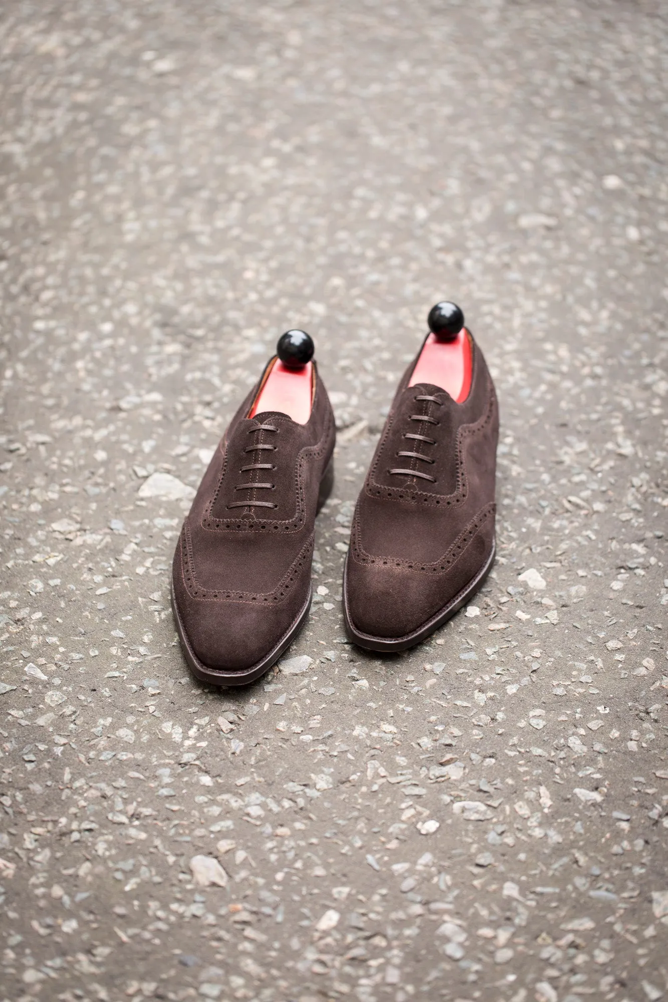 Medina - MTO - Bitter Chocolate Suede - LPB Last - Single Leather Sole