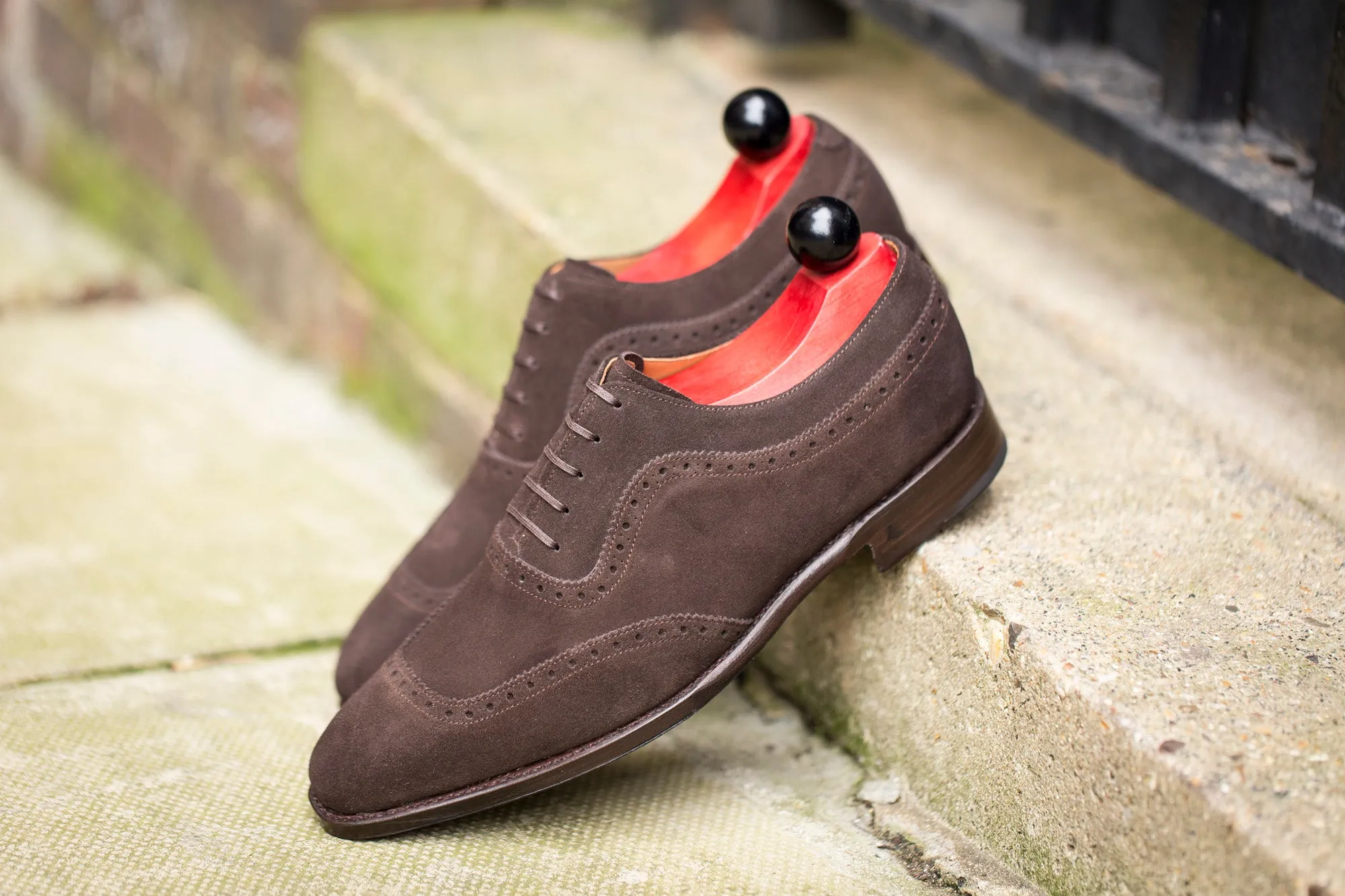 Medina - MTO - Bitter Chocolate Suede - LPB Last - Single Leather Sole