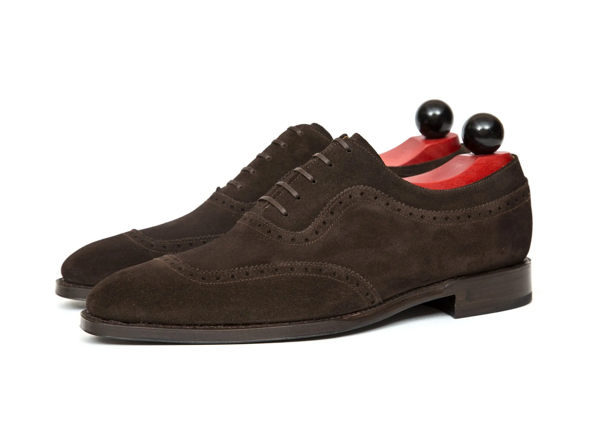 Medina - MTO - Bitter Chocolate Suede - LPB Last - Single Leather Sole