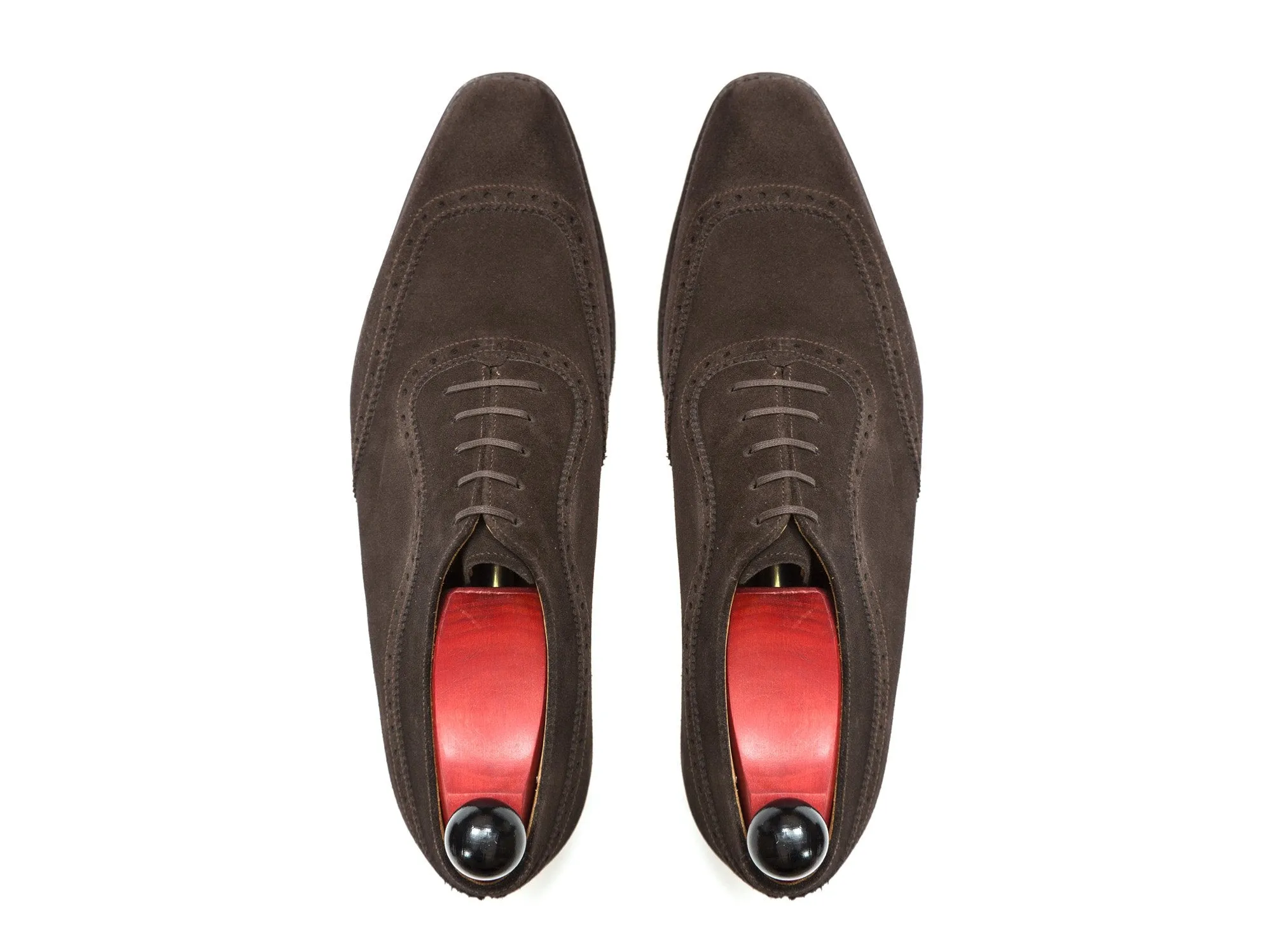 Medina - MTO - Bitter Chocolate Suede - LPB Last - Single Leather Sole