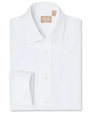 Medium Spread Pinpoint French Cuff White