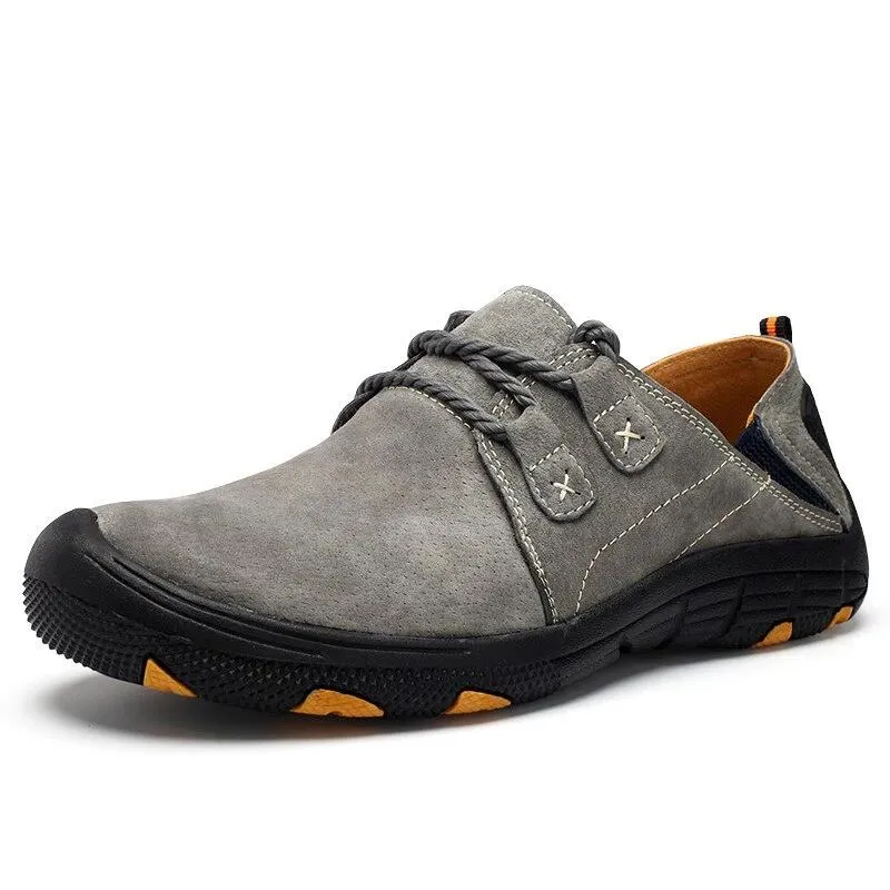 Men Sneakers Moccasins Men Business Office Lace-Up British Outdoor Breathable Walking Sneakers Big Size 47 48