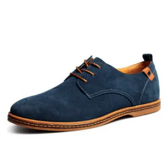 Men Suede Leather Shoes Zapatillas