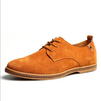 Men Suede Leather Shoes Zapatillas