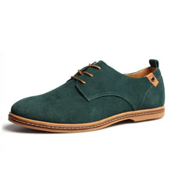 Men Suede Leather Shoes Zapatillas