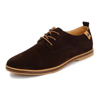 Men Suede Leather Shoes Zapatillas