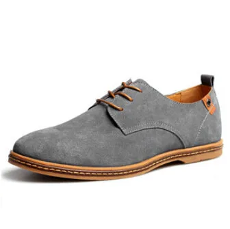 Men Suede Leather Shoes Zapatillas
