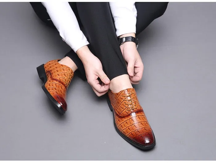 Men Wedding Brogue Oxfords Party Shoes