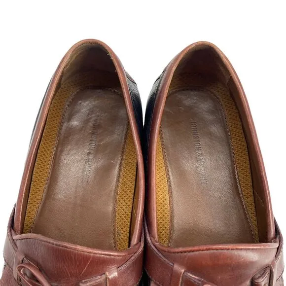 Men's 10.5M JOHNSTON &amp; MURPHY Aragon II Kiltie Tassel Loafer 200592