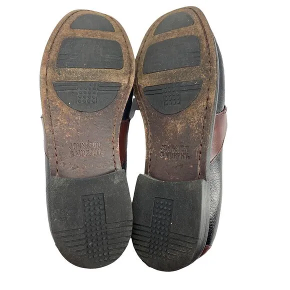 Men's 10.5M JOHNSTON &amp; MURPHY Aragon II Kiltie Tassel Loafer 200592