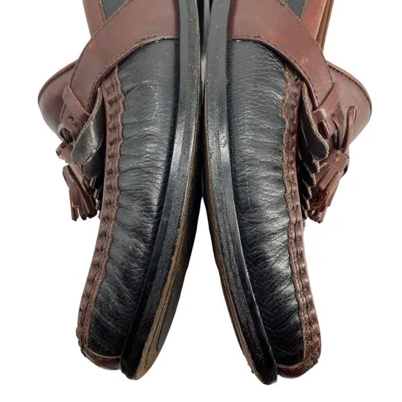 Men's 10.5M JOHNSTON &amp; MURPHY Aragon II Kiltie Tassel Loafer 200592