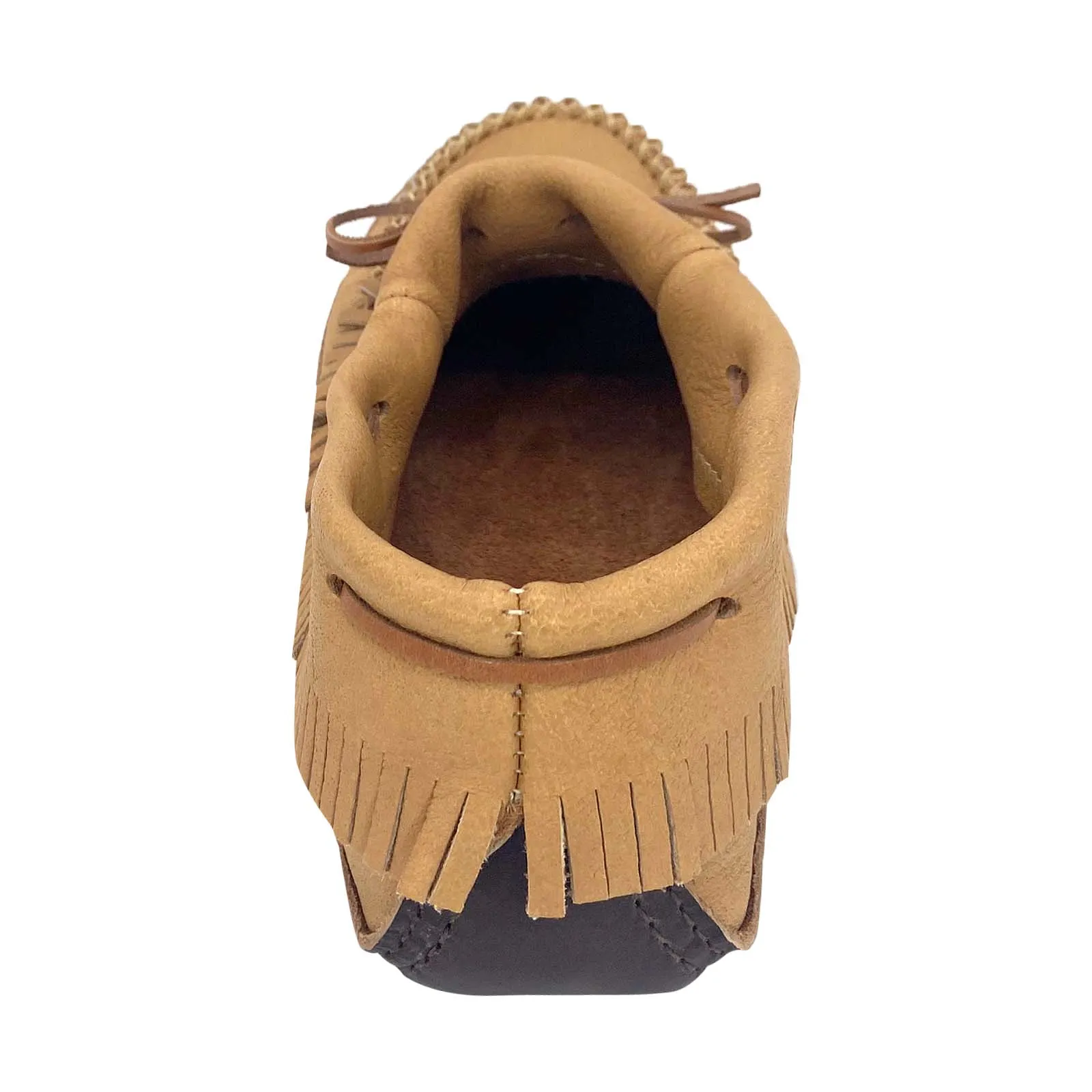 Men's Fringed Moose Hide Earthing Moccasins