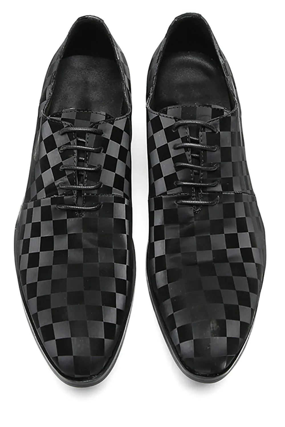 Men's Plaid Dress Formal Oxfords