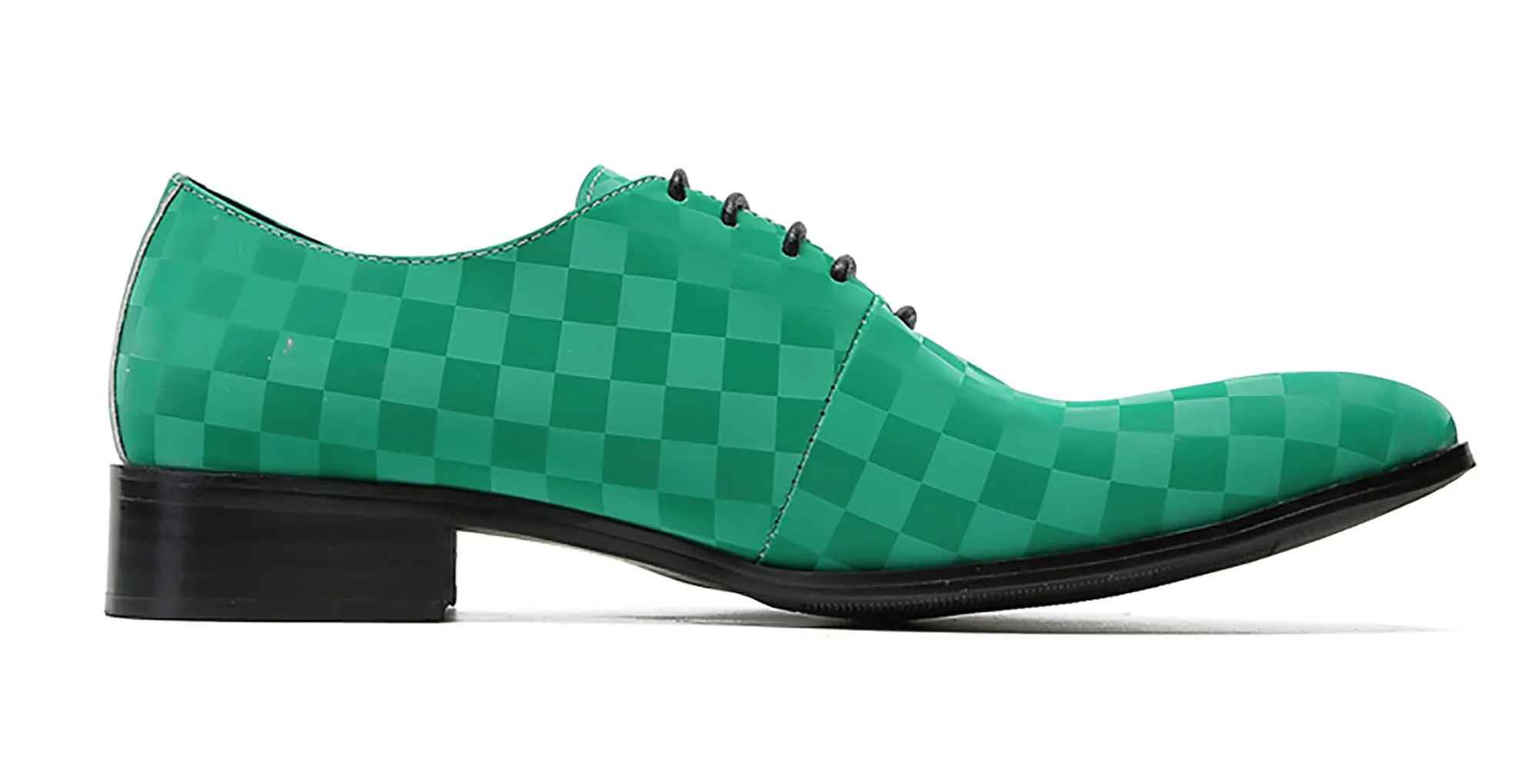 Men's Plaid Dress Formal Oxfords