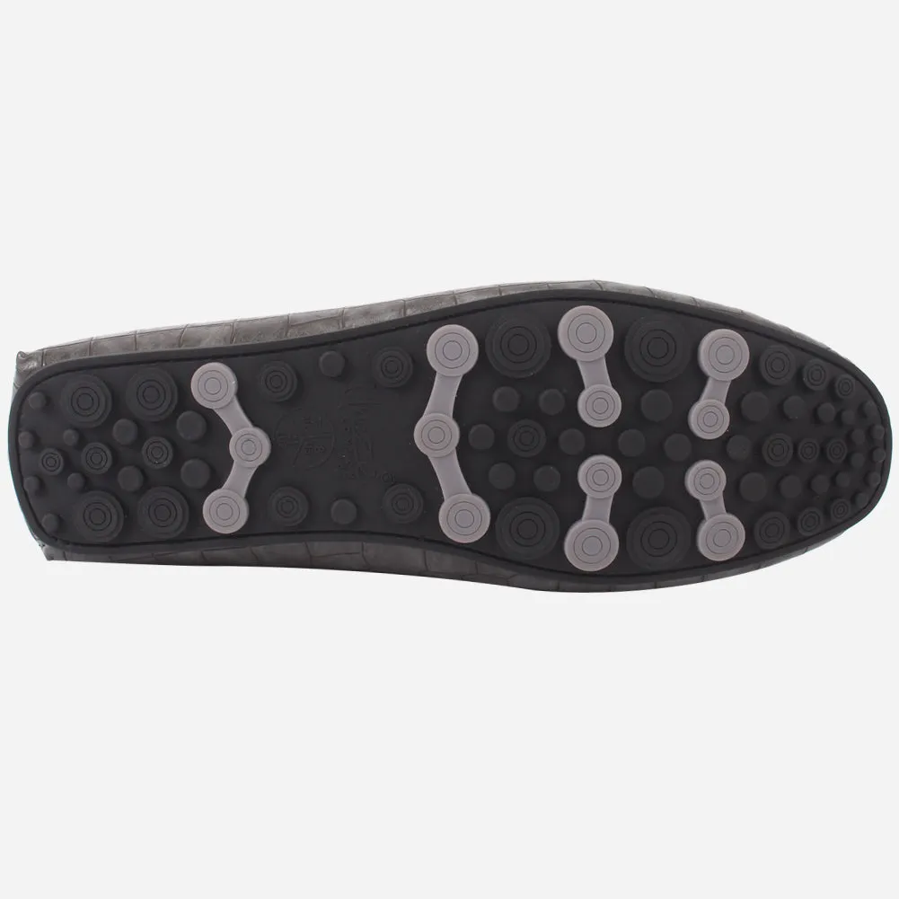 Mens "RIAX" Slip-on Trim Adorned Moccasins Shoes