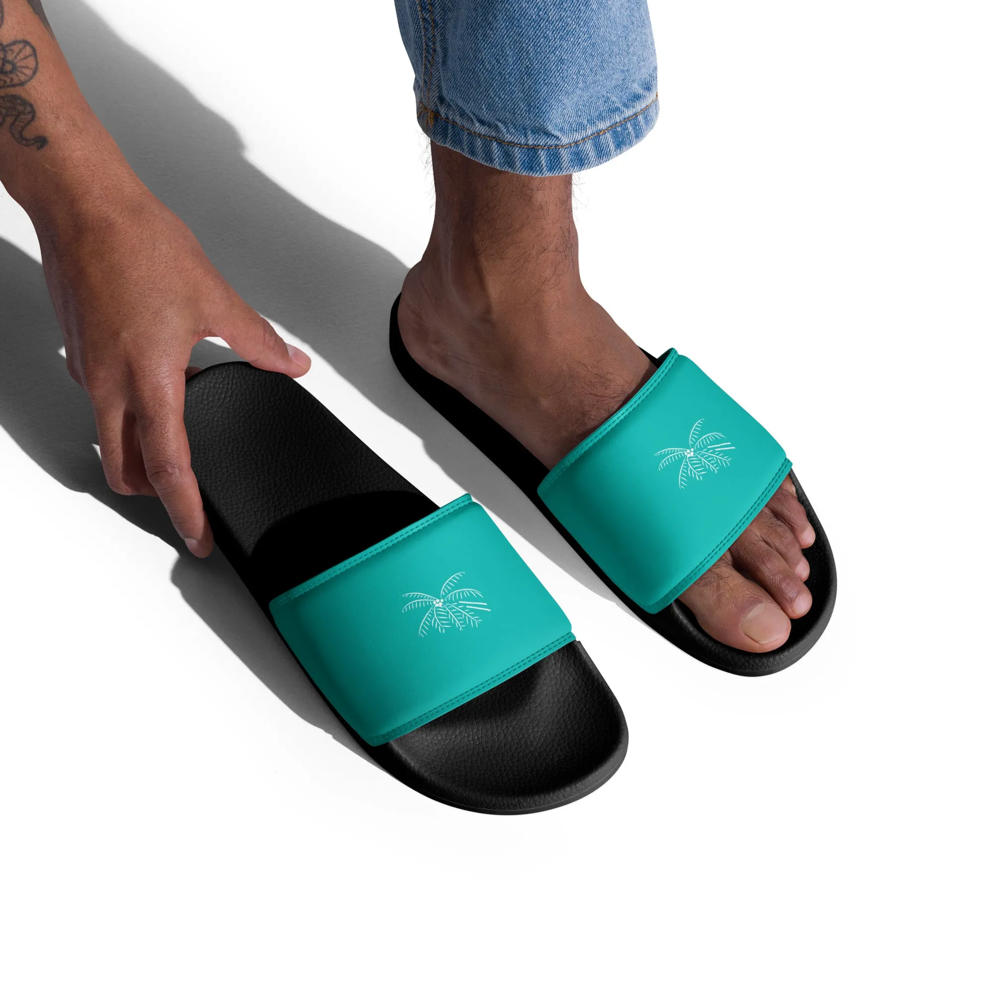 Men's Restful Retreat Mint Sliders