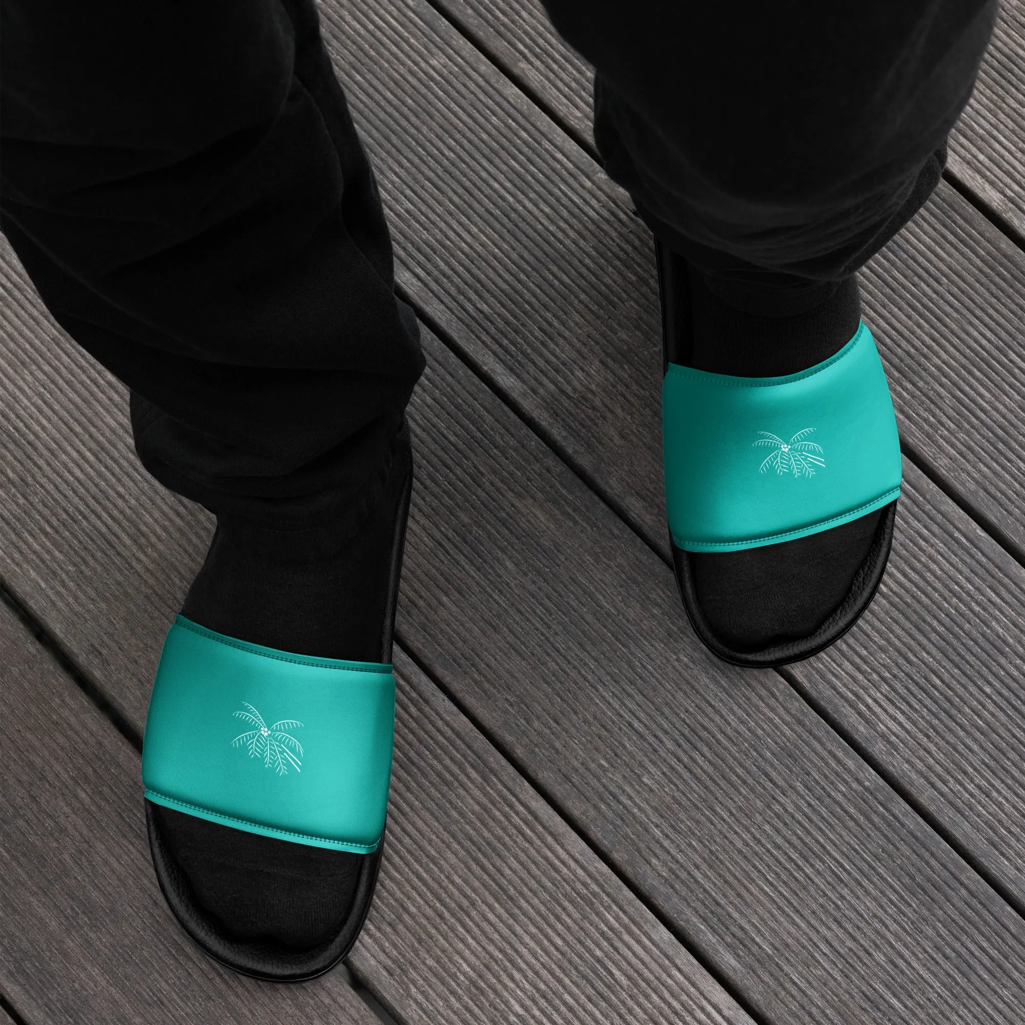 Men's Restful Retreat Mint Sliders
